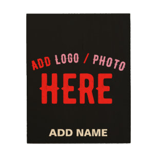 STYLISH MODERN CUSTOMIZABLE BLACK VERIFIED BRANDED WOOD WALL ART