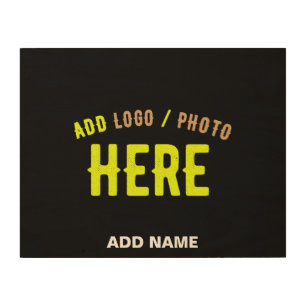 STYLISH MODERN CUSTOMIZABLE BLACK VERIFIED BRANDED WOOD WALL ART