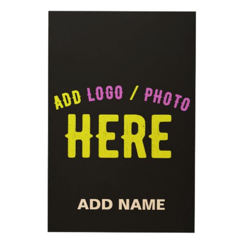 STYLISH MODERN CUSTOMIZABLE BLACK VERIFIED BRANDED WOOD WALL ART