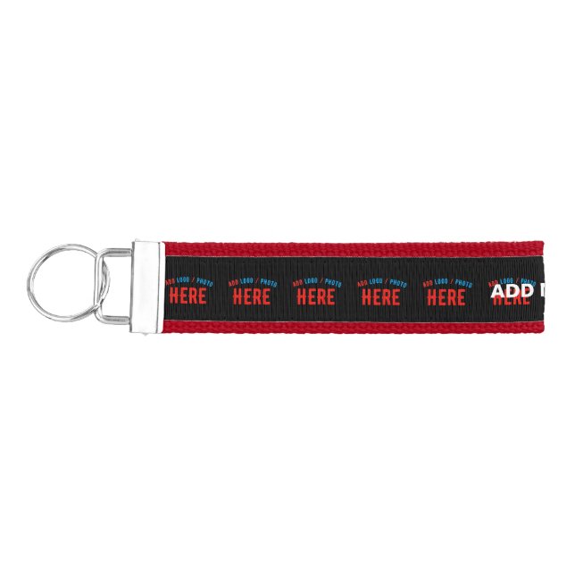 STYLISH MODERN CUSTOMIZABLE BLACK VERIFIED BRANDED WRIST KEYCHAIN (Keys on Left)