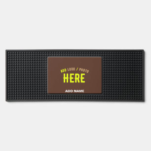STYLISH MODERN CUSTOMIZABLE BROWN VERIFIED BRANDED BAR MAT