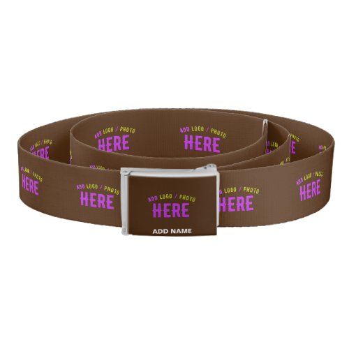 STYLISH MODERN CUSTOMIZABLE BROWN VERIFIED BRANDED BELT