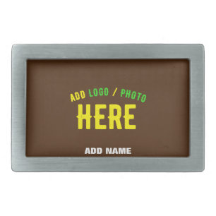 STYLISH MODERN CUSTOMIZABLE BROWN VERIFIED BRANDED BELT BUCKLE