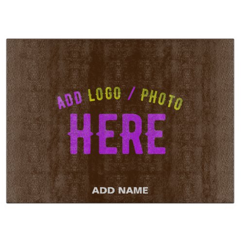 STYLISH MODERN CUSTOMIZABLE BROWN VERIFIED BRANDED CUTTING BOARD