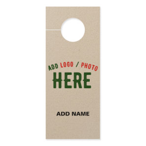 STYLISH MODERN CUSTOMIZABLE BROWN VERIFIED BRANDED DOOR HANGER