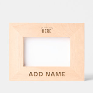 STYLISH MODERN CUSTOMIZABLE BROWN VERIFIED BRANDED ENGRAVED FRAMES