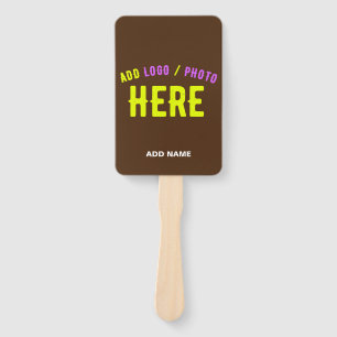 STYLISH MODERN CUSTOMIZABLE BROWN VERIFIED BRANDED HAND FAN