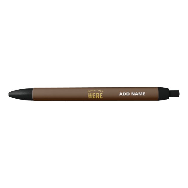 STYLISH MODERN CUSTOMIZABLE BROWN VERIFIED BRANDED PEN (Front)