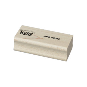 STYLISH MODERN CUSTOMIZABLE BROWN VERIFIED BRANDED RUBBER STAMP