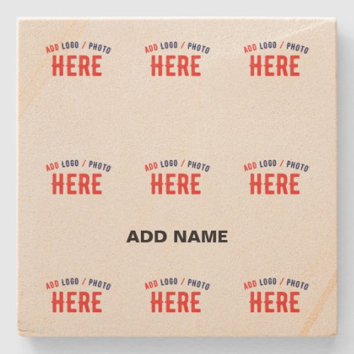 STYLISH MODERN CUSTOMIZABLE BROWN VERIFIED BRANDED STONE COASTER