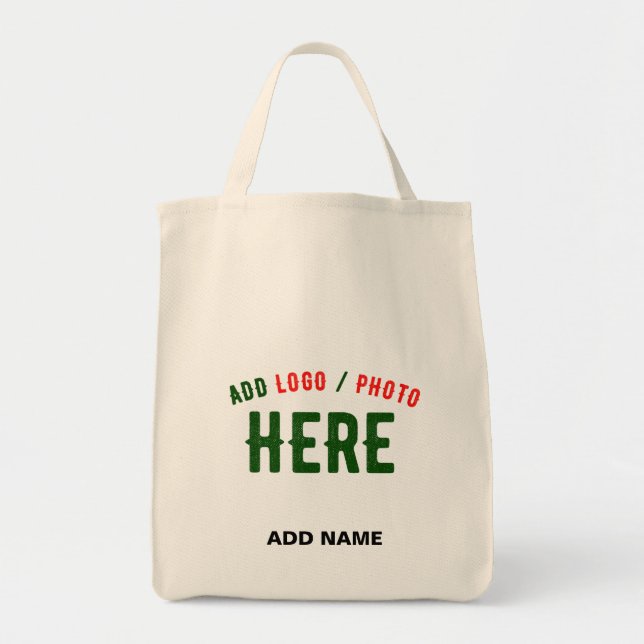 STYLISH MODERN CUSTOMIZABLE BROWN VERIFIED BRANDED TOTE BAG (Front)