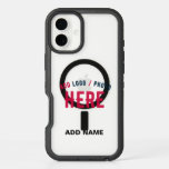 STYLISH MODERN CUSTOMIZABLE CLEAR VERIFIED BRANDED iPhone 16 MINI CASE