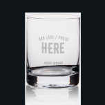 STYLISH MODERN CUSTOMIZABLE CLEAR VERIFIED BRANDED ROCKS GLASS<br><div class="desc">THIS IS A DESIGN FITTING FOR EVERYONE.YOU CAN CHANGE, RESIZE OR ADD LOGO, PHOTO, TEXT AND COLOURS THE WAY YOU LIKE.THANK YOU.</div>