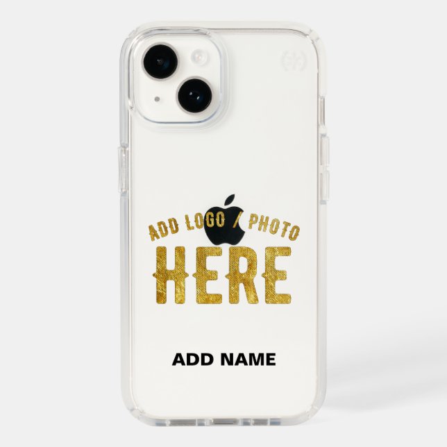 STYLISH MODERN CUSTOMIZABLE CLEAR VERIFIED BRANDED SPECK iPhone CASE (Front)