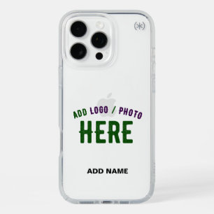 STYLISH MODERN CUSTOMIZABLE CLEAR VERIFIED BRANDED iPhone 16 PRO MAX CASE
