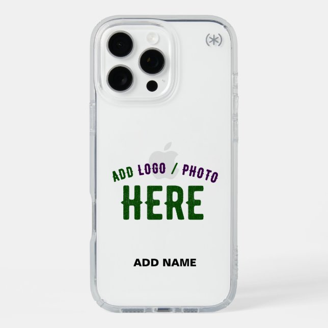 STYLISH MODERN CUSTOMIZABLE CLEAR VERIFIED BRANDED SPECK iPhone CASE (Front)
