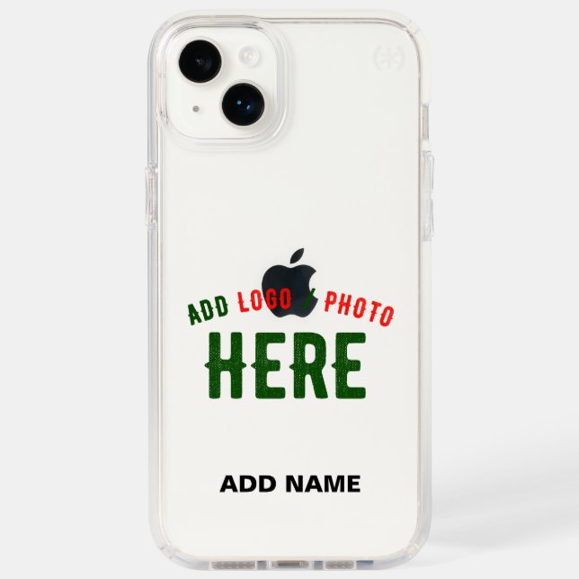 STYLISH MODERN CUSTOMIZABLE CLEAR VERIFIED BRANDED SPECK iPhone CASE (Front)