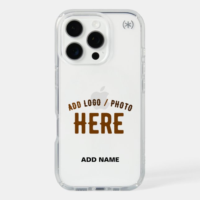 STYLISH MODERN CUSTOMIZABLE CLEAR VERIFIED BRANDED SPECK iPhone CASE (Front)
