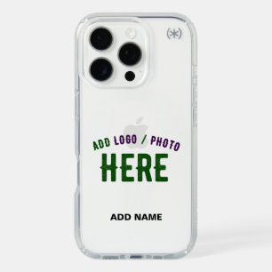 STYLISH MODERN CUSTOMIZABLE CLEAR VERIFIED BRANDED iPhone 16 PRO CASE