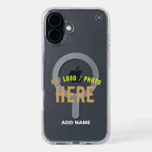 STYLISH MODERN CUSTOMIZABLE CLEAR VERIFIED BRANDED iPhone 16 PLUS CASE