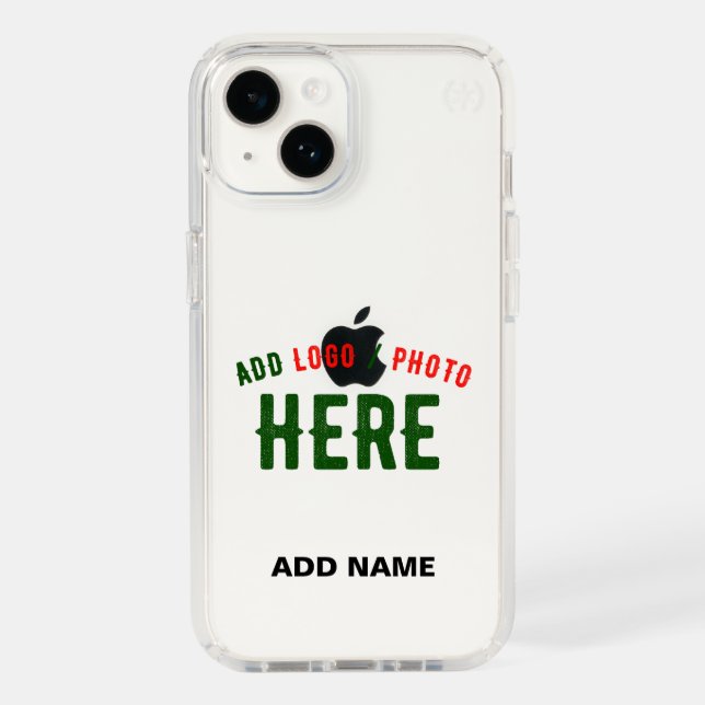STYLISH MODERN CUSTOMIZABLE CLEAR VERIFIED BRANDED SPECK iPhone CASE (Front)