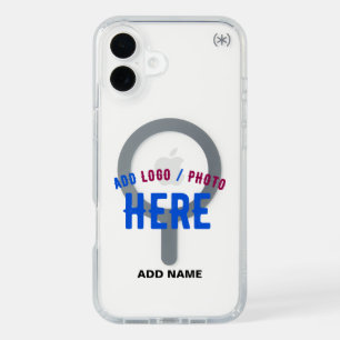 STYLISH MODERN CUSTOMIZABLE CLEAR VERIFIED BRANDED iPhone 16 PLUS CASE