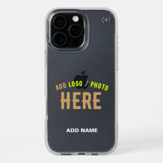 STYLISH MODERN CUSTOMIZABLE CLEAR VERIFIED BRANDED iPhone 16 PRO MAX CASE