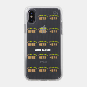 STYLISH MODERN CUSTOMIZABLE CLEAR VERIFIED BRANDED SPECK iPhone XS CASE