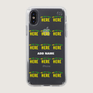 STYLISH MODERN CUSTOMIZABLE CLEAR VERIFIED BRANDED SPECK iPhone XS CASE