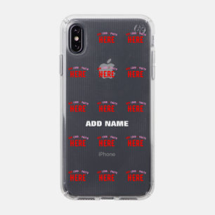 STYLISH MODERN CUSTOMIZABLE CLEAR VERIFIED BRANDED SPECK iPhone XS MAX CASE