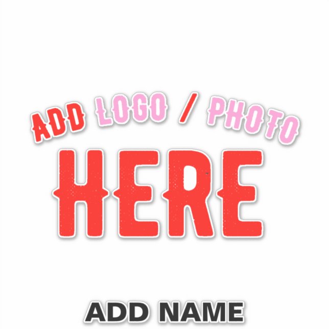 STYLISH MODERN CUSTOMIZABLE CLEAR VERIFIED BRANDED STICKER (Front)