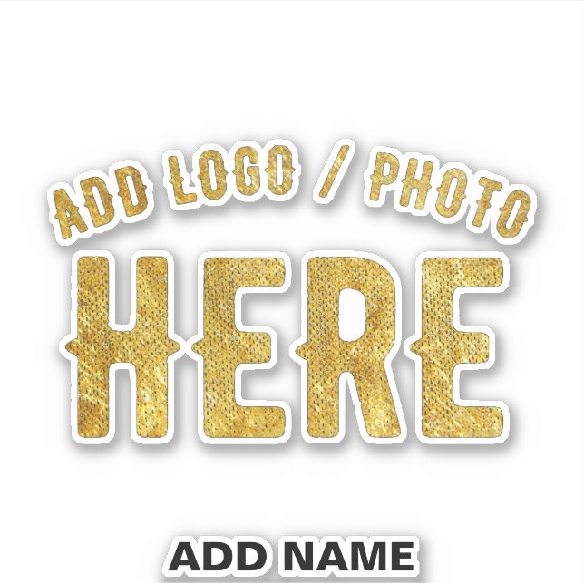 STYLISH MODERN CUSTOMIZABLE CLEAR VERIFIED BRANDED STICKER (Front)