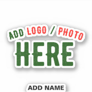 STYLISH MODERN CUSTOMIZABLE CLEAR VERIFIED BRANDED STICKER