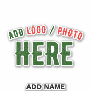 STYLISH MODERN CUSTOMIZABLE CLEAR VERIFIED BRANDED STICKER
