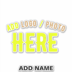 STYLISH MODERN CUSTOMIZABLE CLEAR VERIFIED BRANDED STICKER