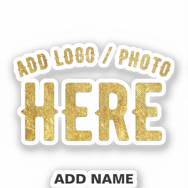 STYLISH MODERN CUSTOMIZABLE CLEAR VERIFIED BRANDED STICKER (Front)