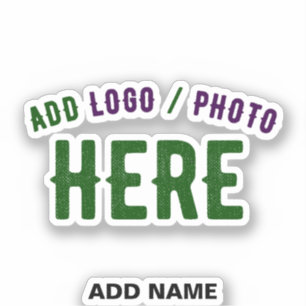 STYLISH MODERN CUSTOMIZABLE CLEAR VERIFIED BRANDED STICKER
