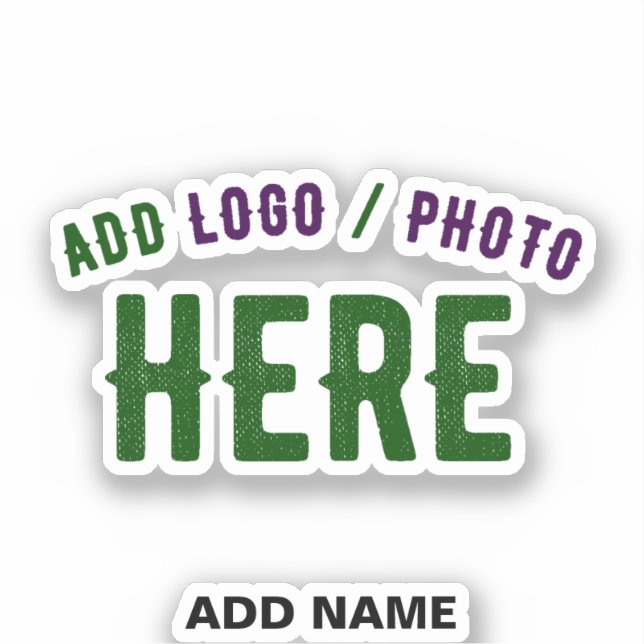 STYLISH MODERN CUSTOMIZABLE CLEAR VERIFIED BRANDED STICKER (Front)