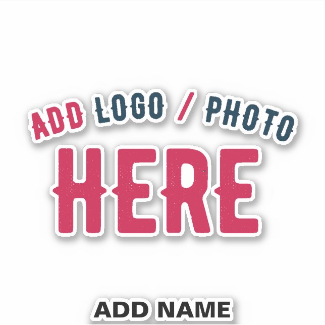 STYLISH MODERN CUSTOMIZABLE CLEAR VERIFIED BRANDED STICKER (Front)