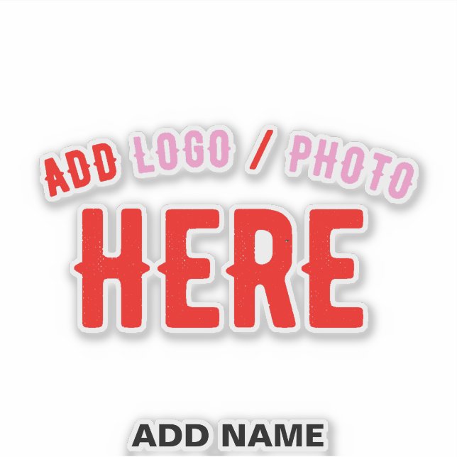 STYLISH MODERN CUSTOMIZABLE CLEAR VERIFIED BRANDED STICKER (Front)