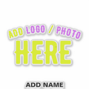 STYLISH MODERN CUSTOMIZABLE CLEAR VERIFIED BRANDED STICKER
