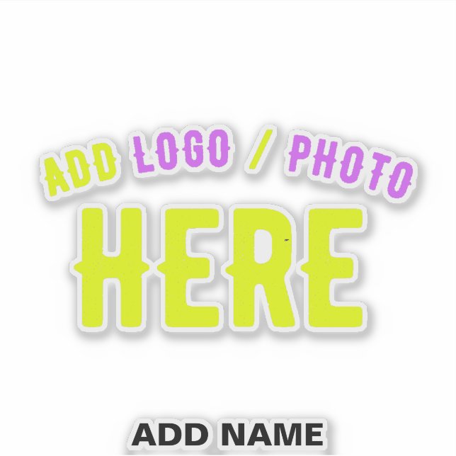 STYLISH MODERN CUSTOMIZABLE CLEAR VERIFIED BRANDED STICKER (Front)