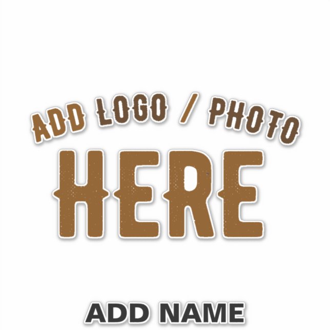 STYLISH MODERN CUSTOMIZABLE CLEAR VERIFIED BRANDED STICKER (Front)