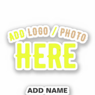 STYLISH MODERN CUSTOMIZABLE CLEAR VERIFIED BRANDED STICKER