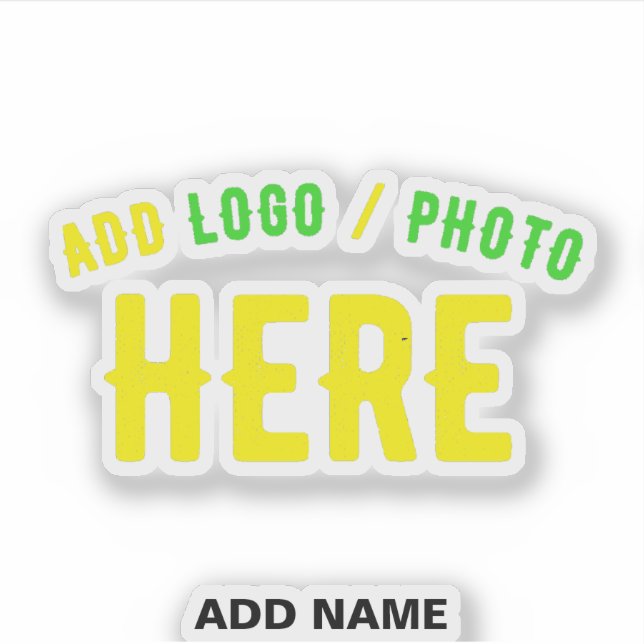 STYLISH MODERN CUSTOMIZABLE CLEAR VERIFIED BRANDED STICKER (Front)