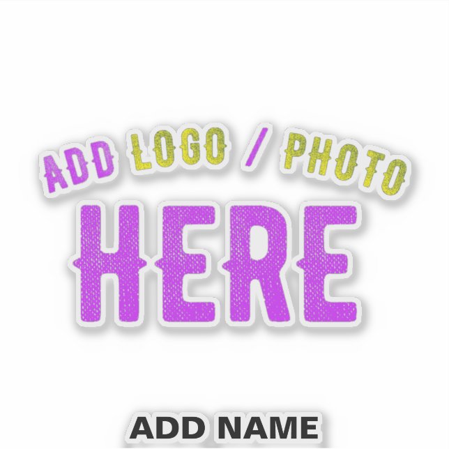 STYLISH MODERN CUSTOMIZABLE CLEAR VERIFIED BRANDED STICKER (Front)