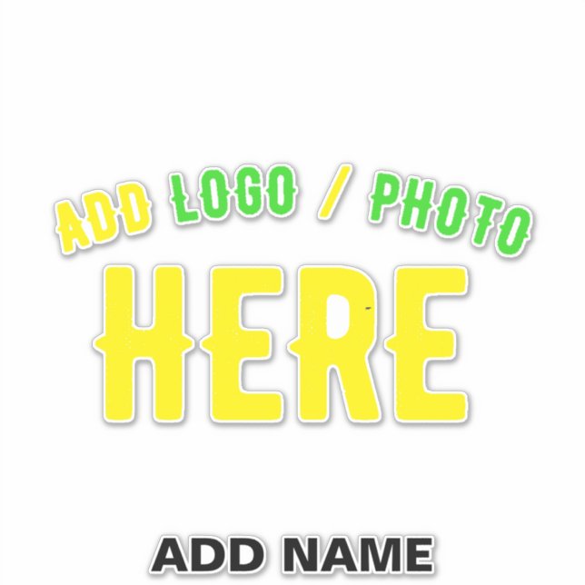 STYLISH MODERN CUSTOMIZABLE CLEAR VERIFIED BRANDED STICKER (Front)