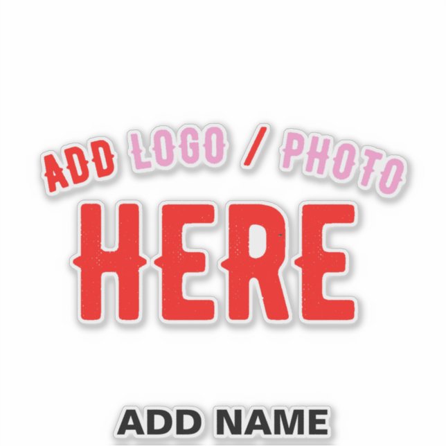 STYLISH MODERN CUSTOMIZABLE CLEAR VERIFIED BRANDED STICKER (Front)