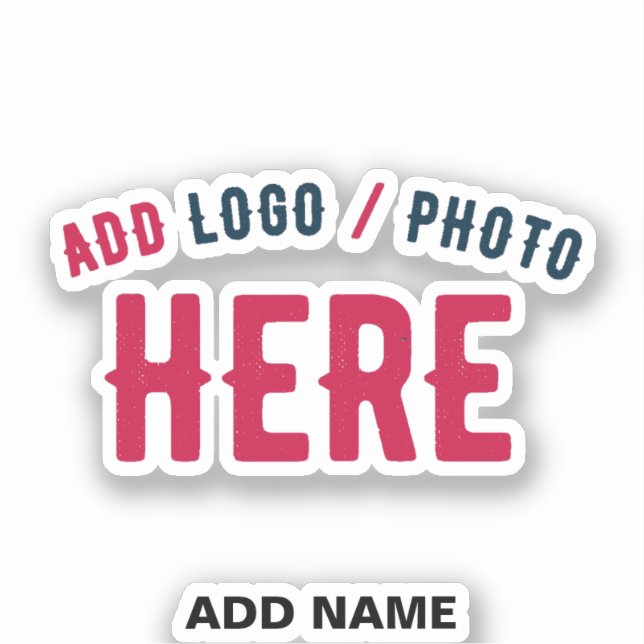STYLISH MODERN CUSTOMIZABLE CLEAR VERIFIED BRANDED STICKER (Front)