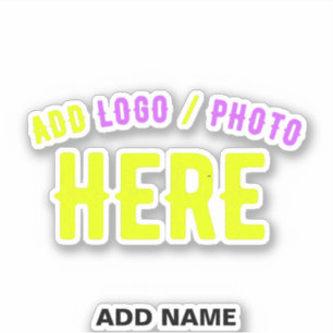 STYLISH MODERN CUSTOMIZABLE CLEAR VERIFIED BRANDED STICKER